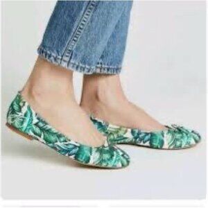 Sam Edelman Felicia Palm Leaf Ballet Flats -NWOT